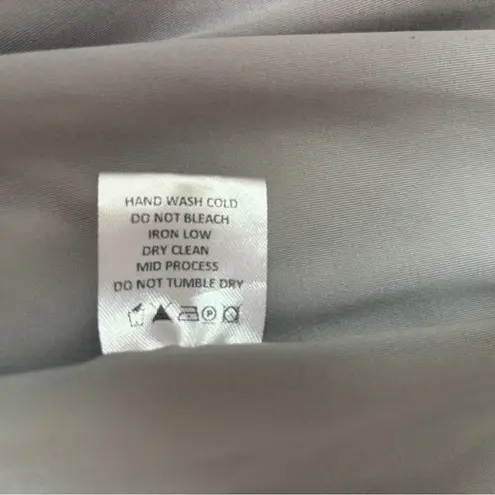 Tularosa  Carmine Gray & White Stripe Chunky Knit Open Front Cardigan Sweater M