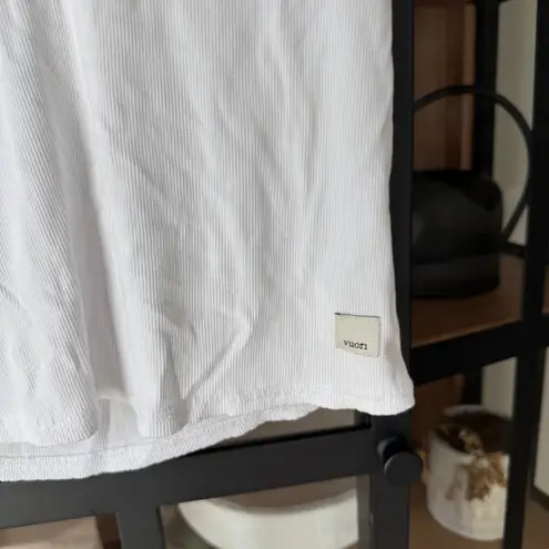 Vuori polo top Shirt Pose Fitted collar golf ribbed modal short sleeve