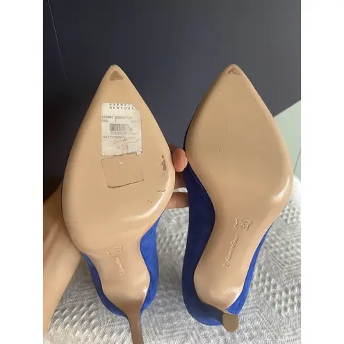 Gianvito Rossi NWOB Blue Suede 100mm Pumps Sz 37