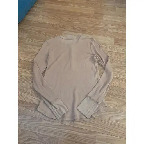 Aerie  Henley Long Sleeve Top Size Small