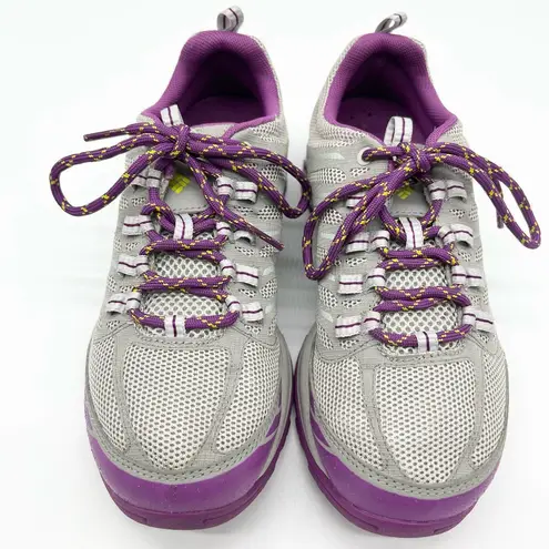 Columbia  Womens 7 Ventrailia Razor Trail Shoe Sneaker Purple Gray Hiking Outdoor