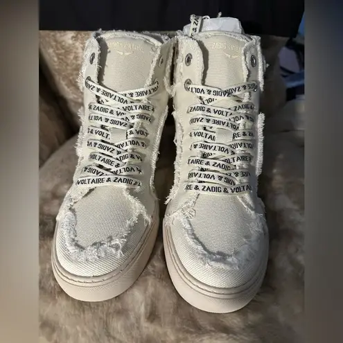 Zadig & Voltaire Zadig & Volataire High Flash Canvas In Flash NIB