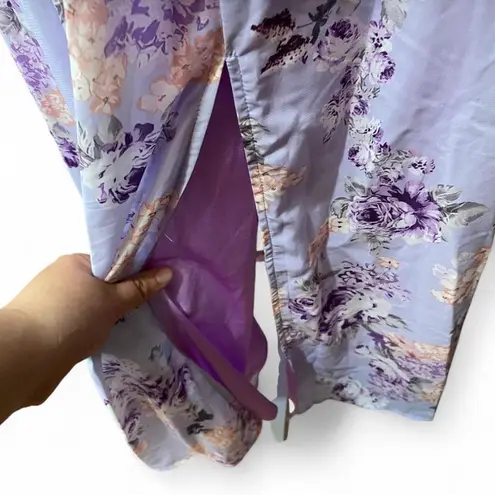 Grace Karin Karin Grace Lavender Floral Maxi Dress