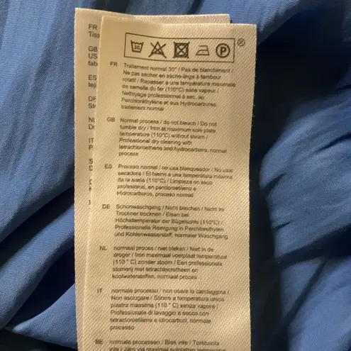 Maje Luciane Bleu Cold Off Shoulder 3/4 Sleeve Blouse Size 1 -Small