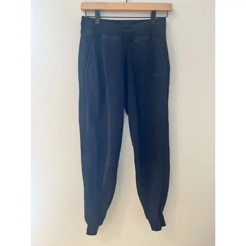 Outdoor Voices  Women Size S  100% Cotton Terry Thick Jogger Sweatpants Black