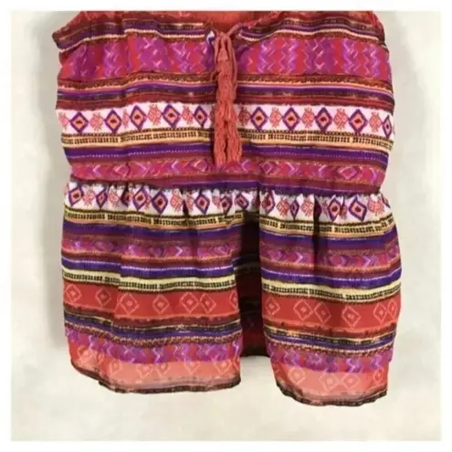 SPEED LIMIT Tribal Printed Tank Top Size, NWOT SMALL Red