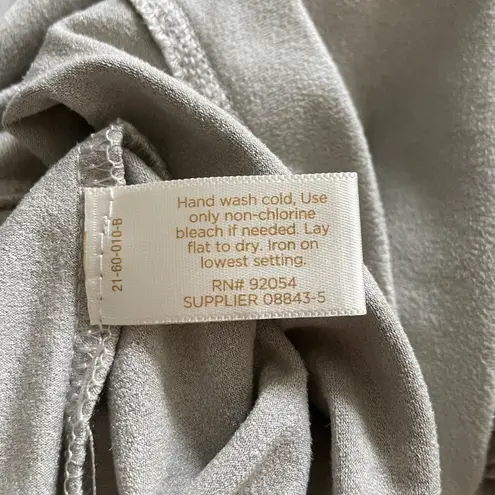 Decree NWT Gray Suede Feel Fringe Mini Tank Dress