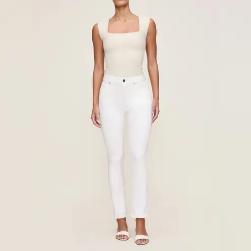 DL1961 NWT $209 Mara Straight Mid Rise Instasculpt Ankle Jeans White SZ-30