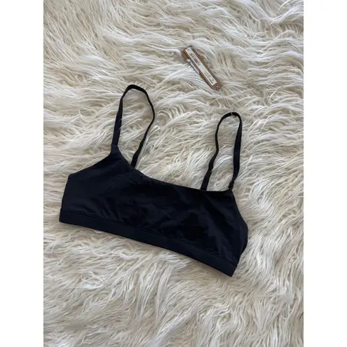 SKIMS Fits Everybody Scoop Neck Bralette Onyx Size Small