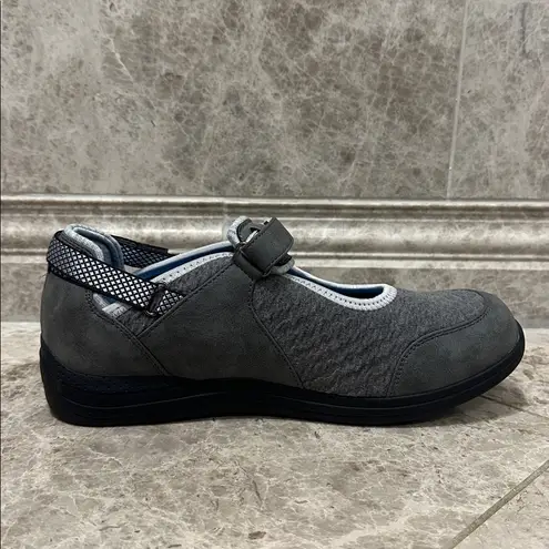 Drew Buttercup Orthopedic Shoe Mary Jane Gray Size 9.5W
