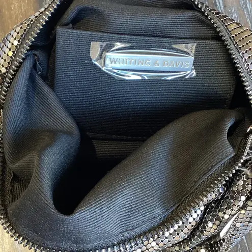 Whiting & Davis Marisol Twisted Hobo Handbag in Gunmetal