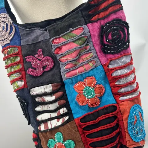 Vintage Y2K Boho Wearable Art Bag