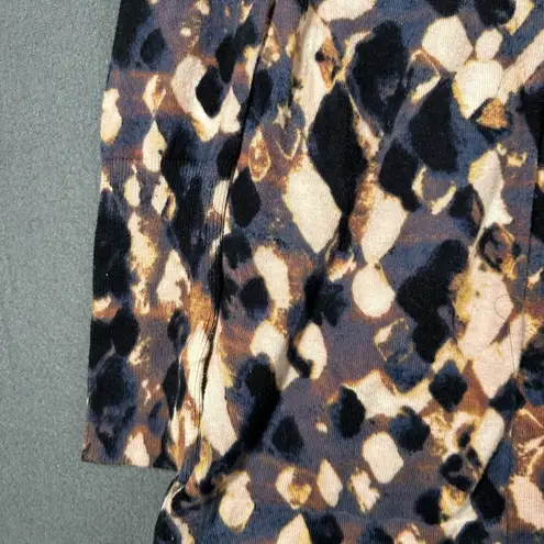 Simply Vera Vera Wang Sweater Womens Small Open Front Tie Cardigan Jacket Blue