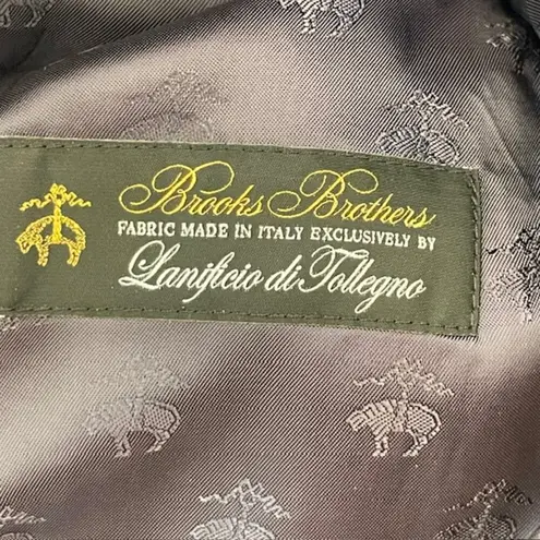 Brooks Brothers Riding Equestrian Jacket Tollegno Stretch Wool Size 12