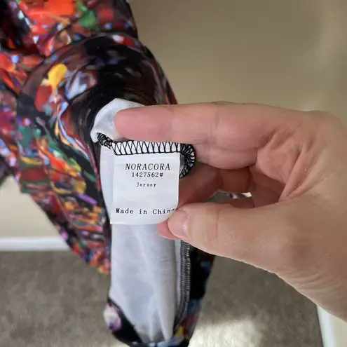 Women's Dress Whimsigoth Art To Wear Abstract Evening Dark Romantic Long Sleeve Black