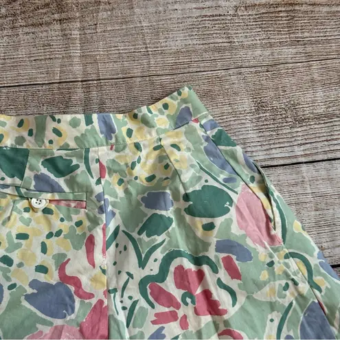Laura Ashley Vintage Size 6 Floral 100% Cotton Shorts