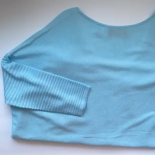 Kerisma  soft baby blue loose pocket sweater, size S/M