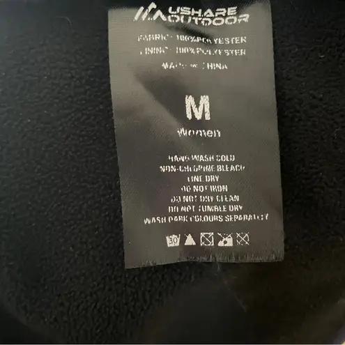 Ushare Outdoor Zip Up Lightweight Jacket W/Hood Size M Blue Size M