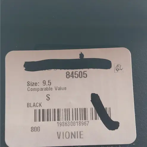 Dolce Vita DV Vionie Womens 9.5 Black Knit Shaft Lug Sole Platform Ankle Boots