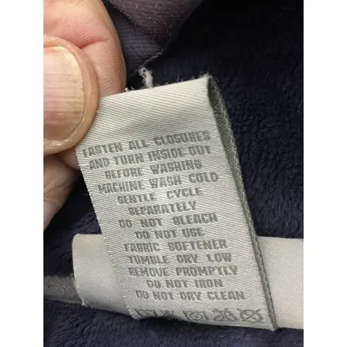 Free Country Womans Chico Navy Zip Up Hood Lined Jacket Small Waterproof