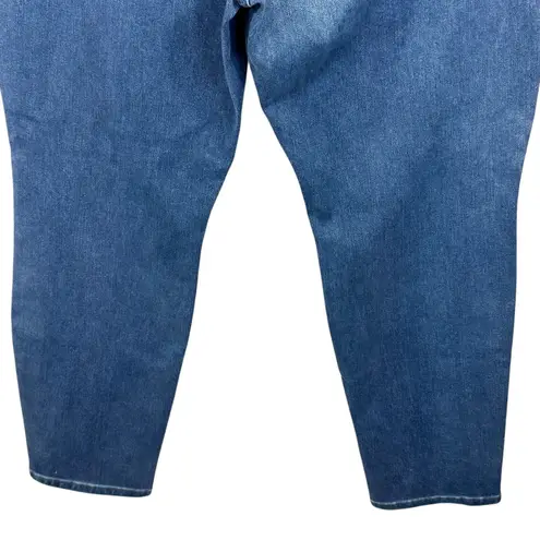 NYDJ SZ 20W Alina Legging Jeans Hi-Rise Pockets Medium Wash Stretch Zip-Fly Blue