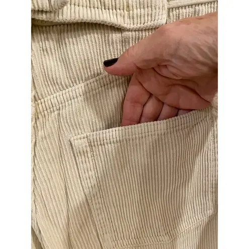 BDG  Urban Outfitters High Rise Cotton Corduroy Pants Cream Women's