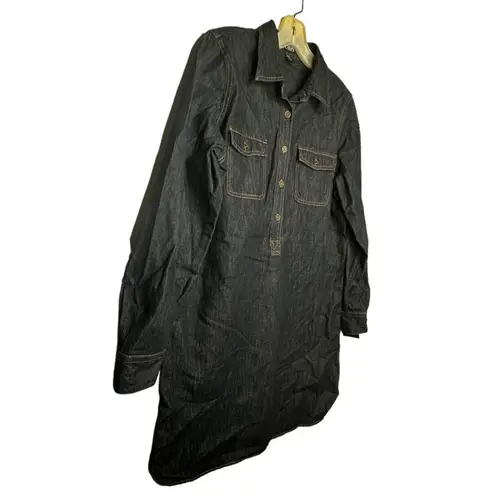 CHAPS  City Park Denim Dress nwt‎