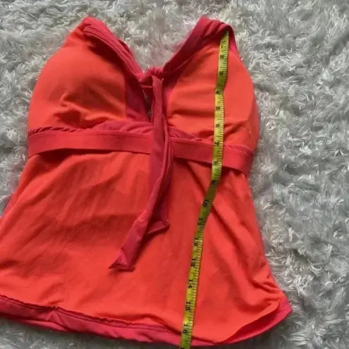 Athleta  Halter Swimming Tank Top Orange Size S