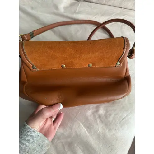 Vintage Glove Hankercheif Purse Bag Pocketbook Brown