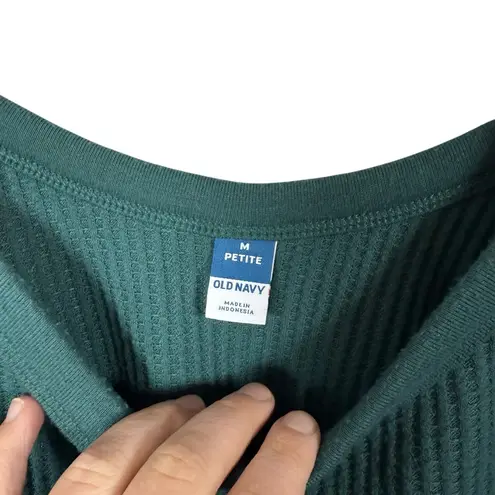 Old Navy  Women’s Classic Brushed Waffle Knit Tank Moss Green Size MP