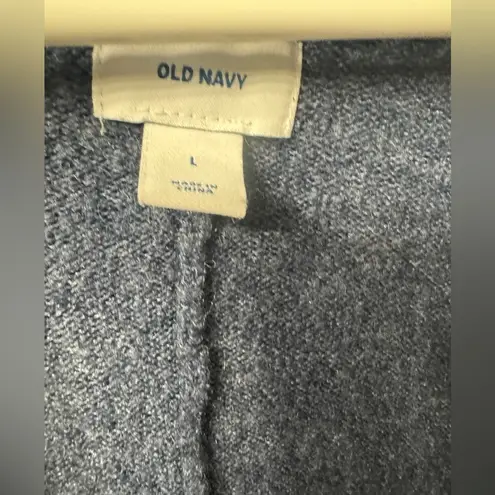 Old Navy  Blue Cardigan Women's Oversized Open Front Cozy Soft Fall size Large