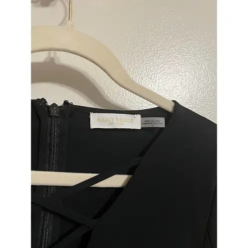 Ramy Brook Black Bell Sleeve Top Sz. 6