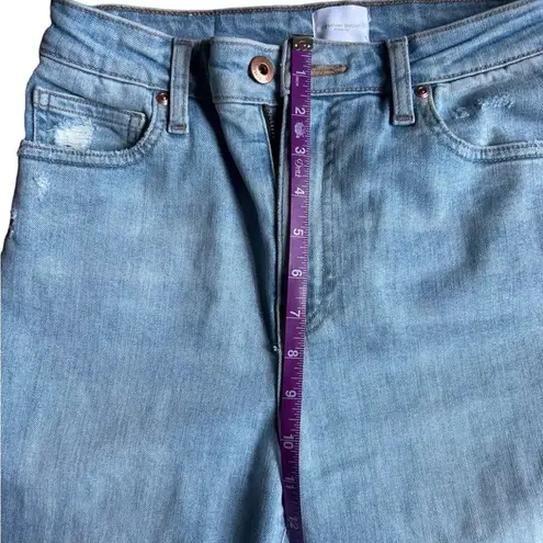 Jonathan Simkhai Standard River High Rise Straight Jean Light Wash Size 28 Fray Blue