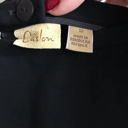 Caslon Black Lined Skirt