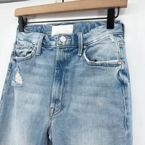MOTHER Denim NWOT MOTHER SUPERIOR High Waisted Rider Skimp The Confession Distressed Jeans 26
