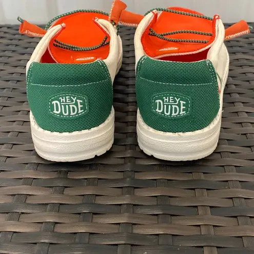 Hey Dude Hey Dudes U of Miami Wendy shoes woman size 6