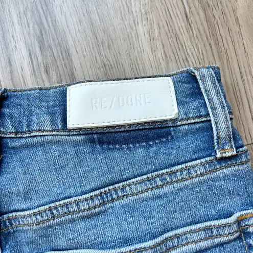 RE/DONE Originals 70s Stove Pipe Denim Jeans in Dusted Blue Size 25 LIKE NEW