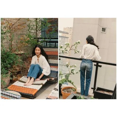 💕DOEN💕 Doen x Dronme Denim Dronme Jeans ~ Cascade Wash Blue 35