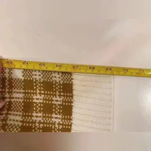 Timberland NWT  Brown/White‎ Buffalo Plaid Scarf One Size Classic!