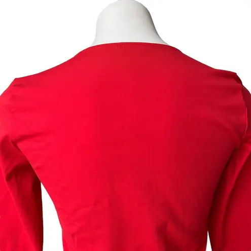 Free People  Intimately Truth or Square Bodysuit - Flame Scarlet - Size L