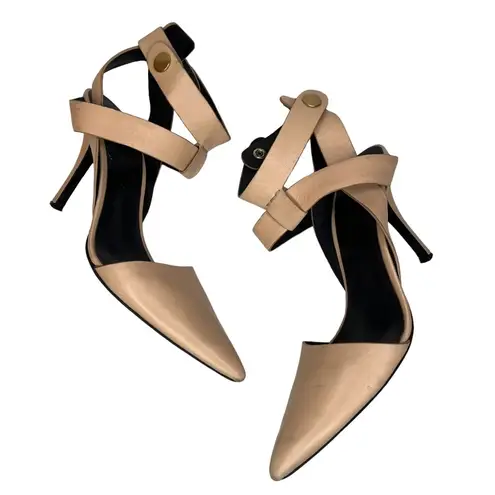 Alexander Wang Sonja Nude Bandage Heel Pumps Sandals Pointed Size 40 US 10