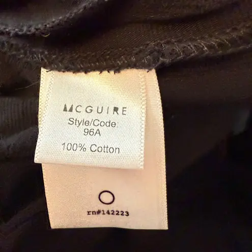 Mcguire Revolve Petit Trois Bustier Top Black Womens Size Medium