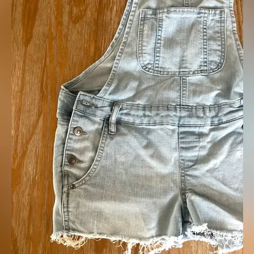 L.E.I . Denim Overall Shorts