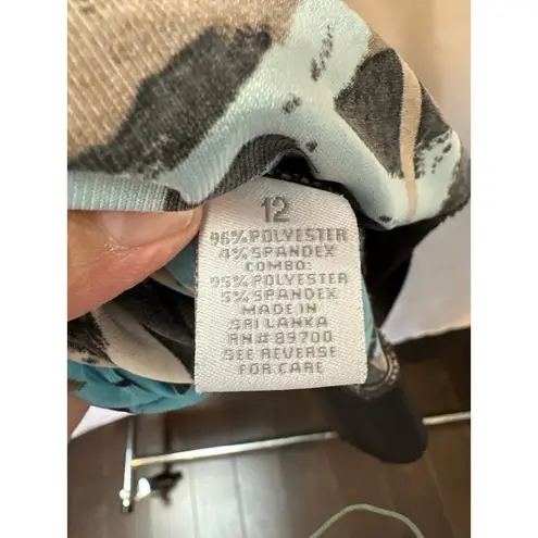 Dress Barn  Sleeveless Dress Size 12 Multicolor