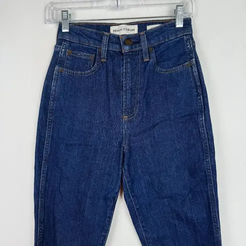Aritzia Denim Forum The Anjelica High Rise Slim Jeans Size 25 EUC Blue