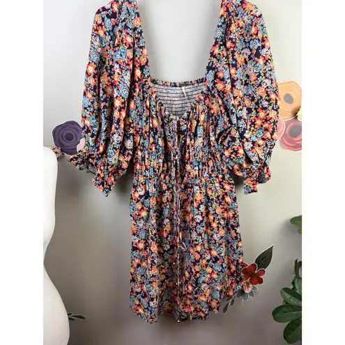 Free People  Floral Show Me Love Romper - Size - Large