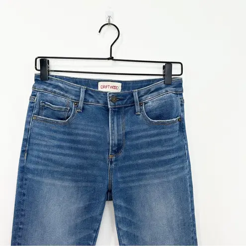 Driftwood Colette Cropped Denim Jean Embroidered Size 26