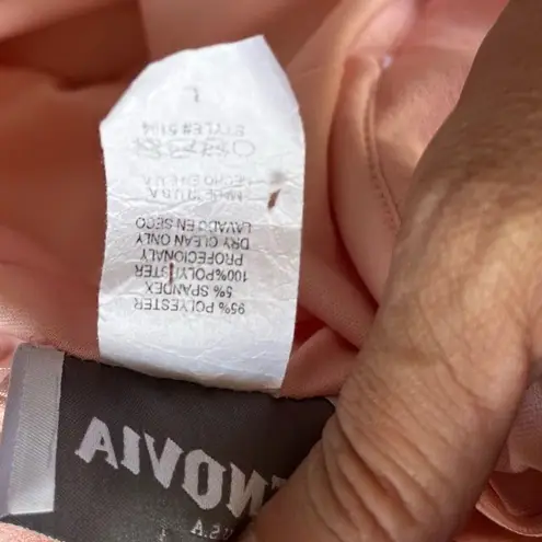 LENOVIA Off Shoulder Mermaid Dress Large Train 5194 Pink Prom Formal Regal Glam