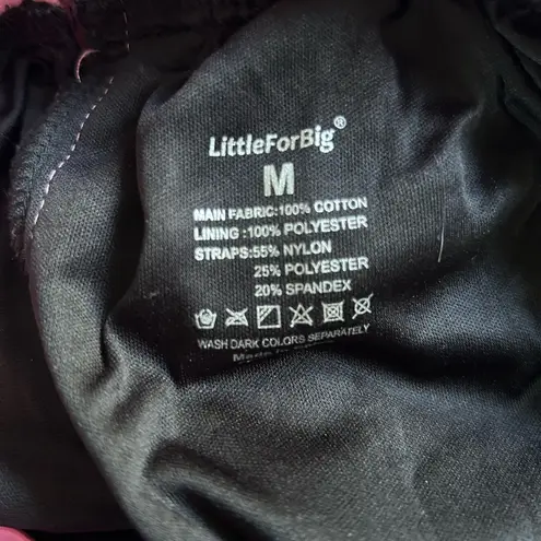 Cute black and pink Mini skirt with Straps Brand is Little for Big Size M