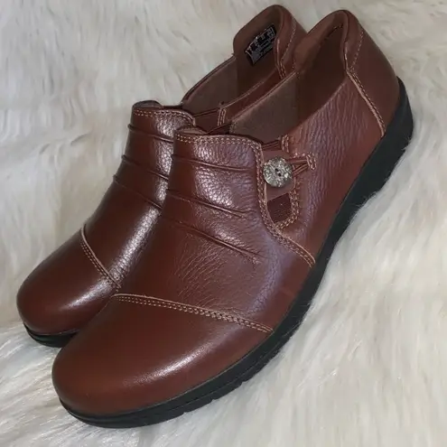  Shoes Women’s Size 9.5 Clarks CHEYN INCA Loafers Ultimate Comfort Leather